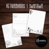 ABB002 - A6 Swart en Wit