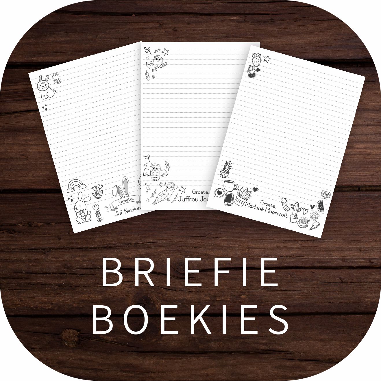 ABB001 - A5 Swart en Wit