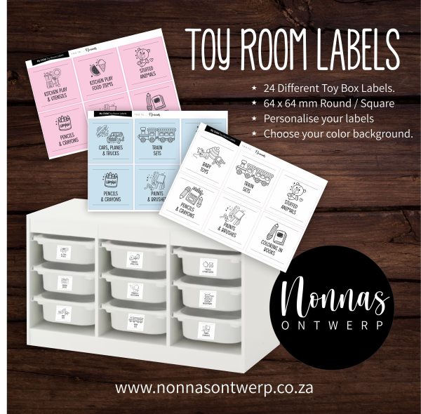 Toy Room Labels