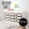 Toy Room Labels
