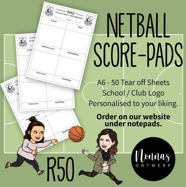 EBB005 - Netball Score Pads