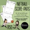 EBB005 - Netball Score Pads