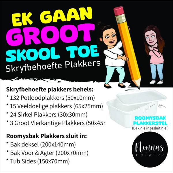 EK GAAN GROOTSKOOL TOE STEL
