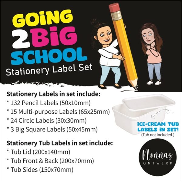 GOING TO BIG SCHOOL SET