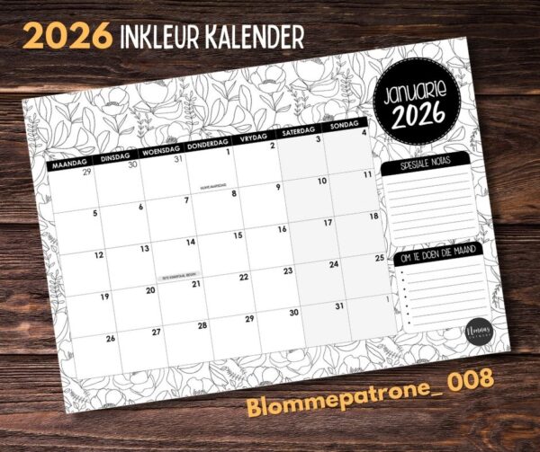 AK008 - Blommepatrone