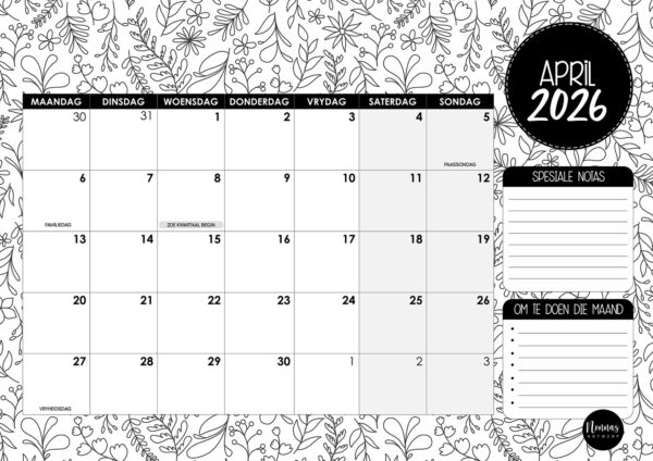 AK008 - Blommepatrone