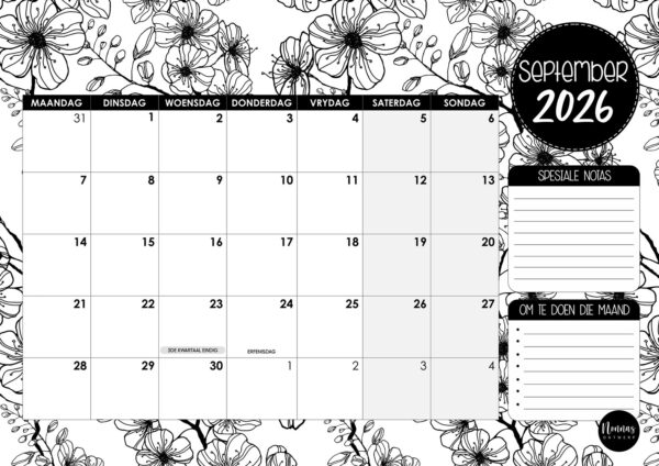 AK008 - Blommepatrone